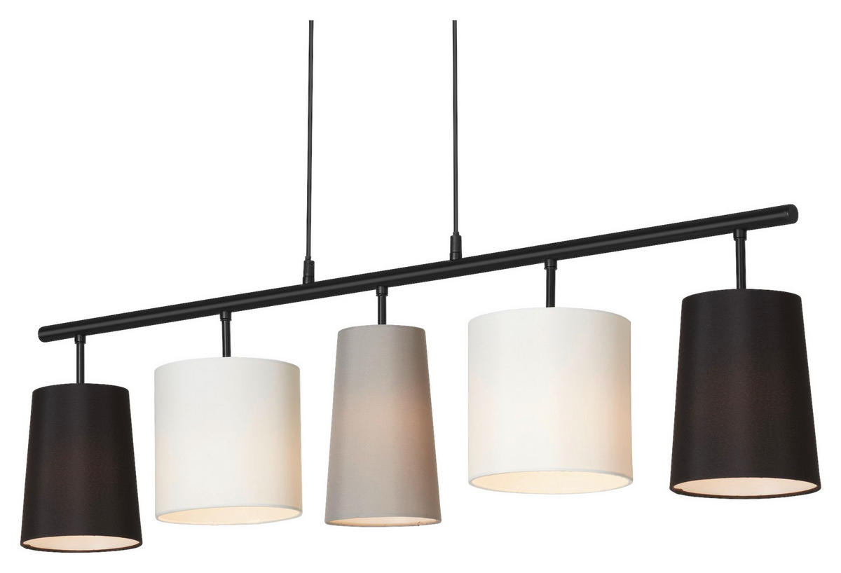 LUSTER       - siva/bela, Lajfstajl, metal/plastika (100/120cm)