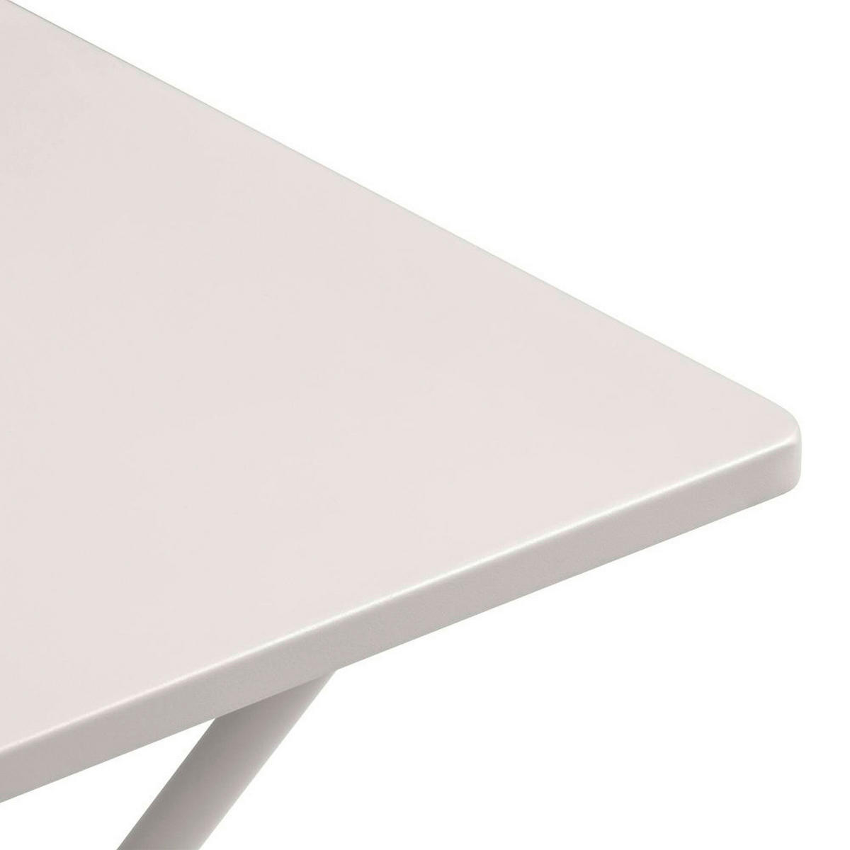 GARTENKLAPPTISCH 70/64/73 cm Metall rechteckig  - Beige, Basics, Metall (70/64/73cm) - Lafuma Mobilier