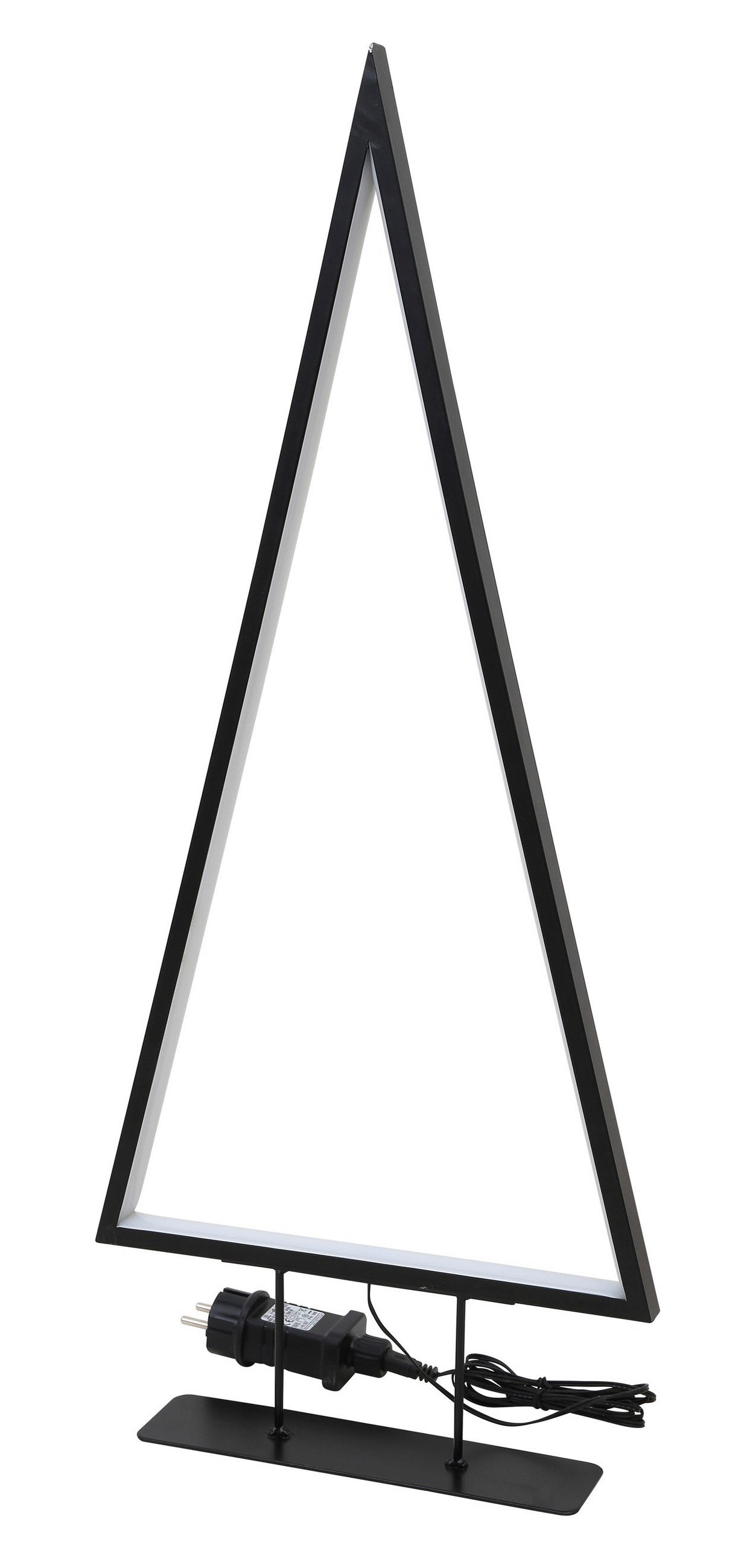 LED-DEKOLEUCHTE  - Schwarz, Basics, Metall (30/70/6cm) - X-Mas