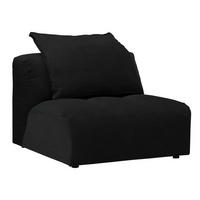 SESSEL in Webstoff Schwarz  - Schwarz, MODERN, Kunststoff/Textil (98/77/108cm) - Stylife