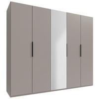 DREHTÜRENSCHRANK  in Sahara  - Chromfarben/Sahara, MODERN, Holzwerkstoff (250/216/58cm) - MID.YOU