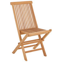 GARTENKLAPPSTUHL Teakholz Teakfarben  - Teakfarben, Natur, Holz (43/84/47cm) - Ambia Garden
