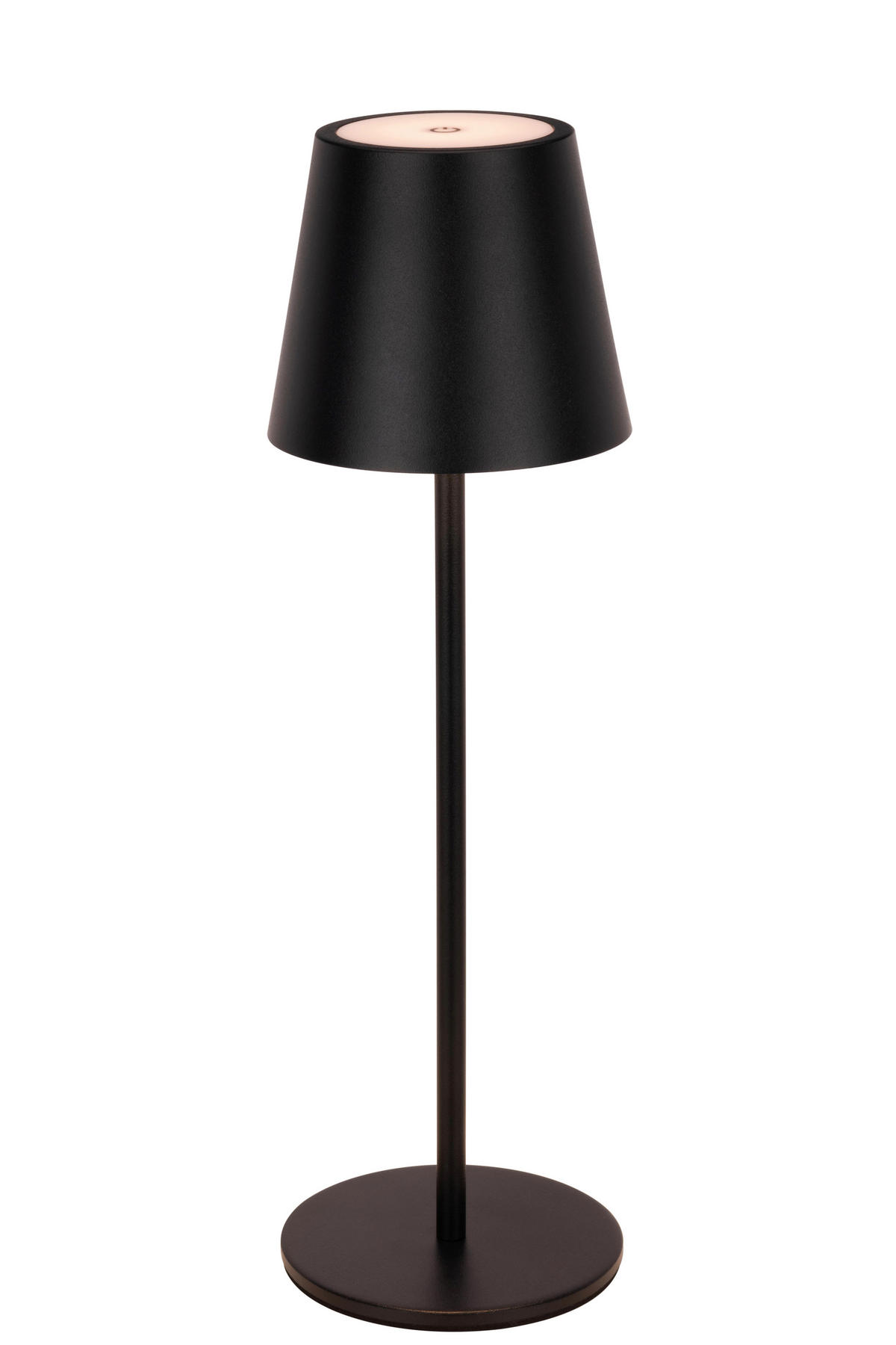 STOLNÍ LAMPA NA BATERIE 11/36,5 cm - černá, Konvenční, kov (11/36,5cm) - Novel