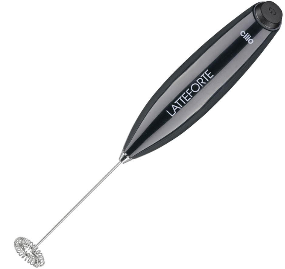 Cilio Milchschäumer Latteforte Schwarz 23 cm