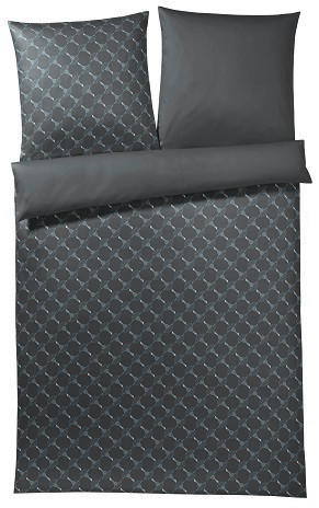OBOUSTRANNÉ POVLEČENÍ, makosatén, barvy grafitu, 155/220 cm - barvy grafitu, Basics, textil (155/220cm) - Joop!