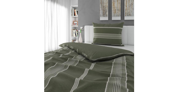 BETTWÄSCHE 140/220 cm  - Grün, KONVENTIONELL, Textil (140/220cm) - Esposa