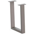 BANKGESTELL 6/45/32 cm  - Edelstahlfarben, Design, Metall (6/45/32cm) - Waldwelt