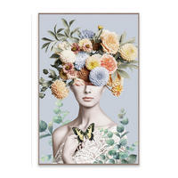 STAKLENA SLIKA  80/120 cm   - višebojno, Romantično / ladanjski, staklo (80/120cm)