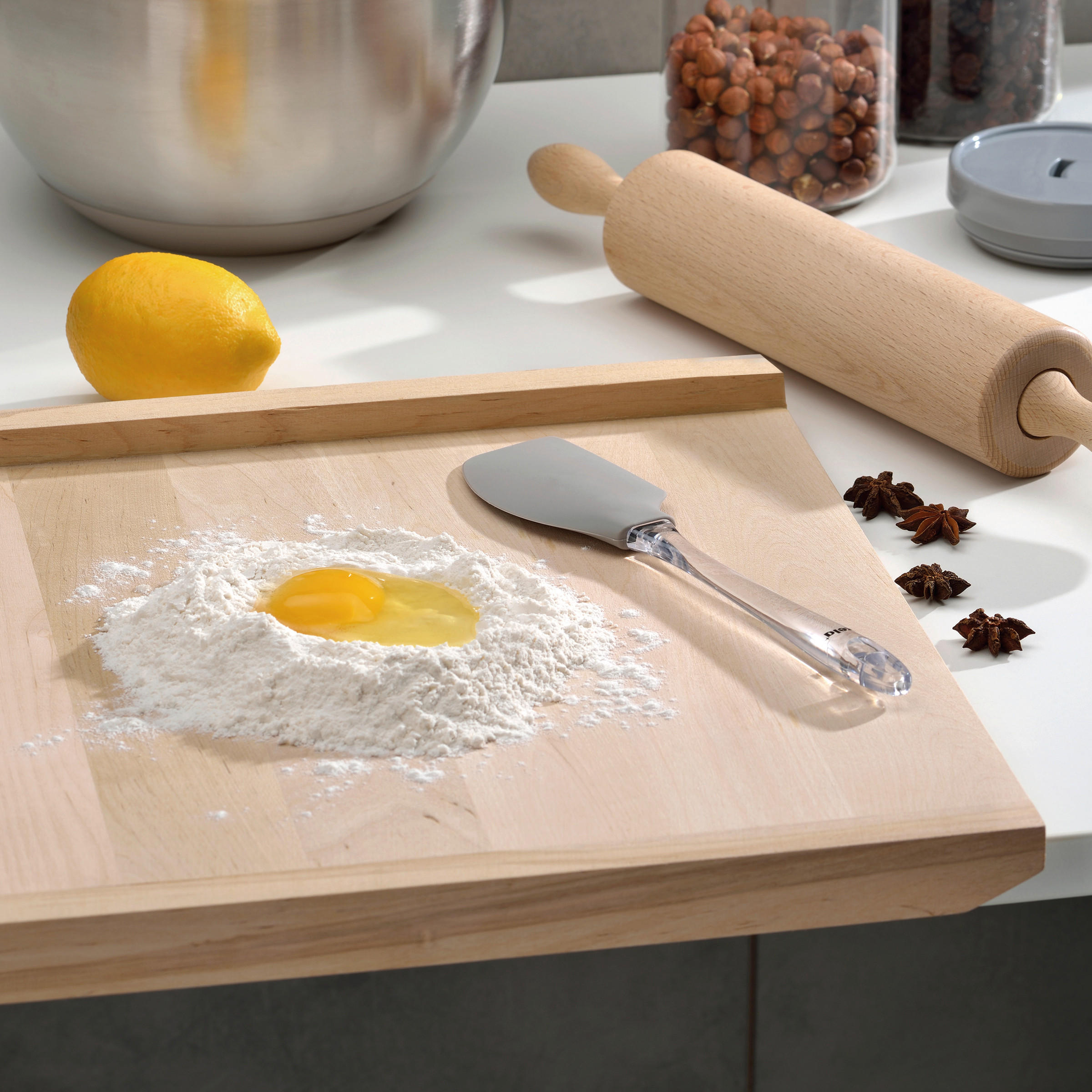 BACKBRETT Holz Bambus Kiana  - Hellbraun, KONVENTIONELL, Holz (48/38/1.8cm) - Kela