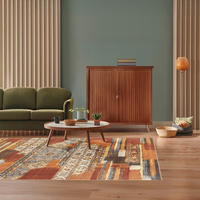 VINTAGE-TEPPICH 200/290 cm CORTEA MYFAR Nickelfarben, Greige, Cognac  - Greige/Cognac, Design, Kunststoff/Textil (200/290cm) - Lindorug