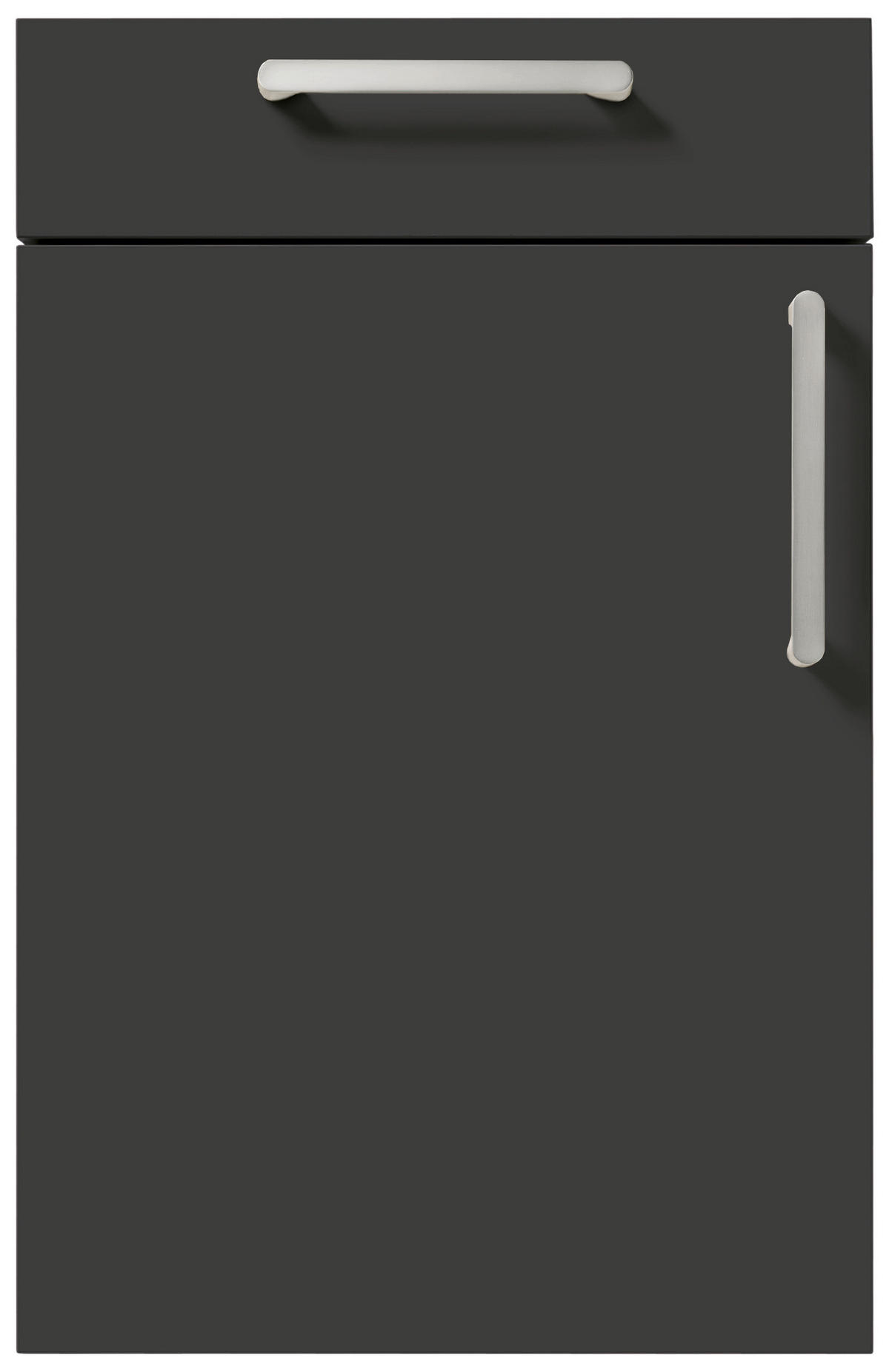 EINBAUKÜCHE   - Fichtefarben/Grau, Design, Holzwerkstoff - Novel
