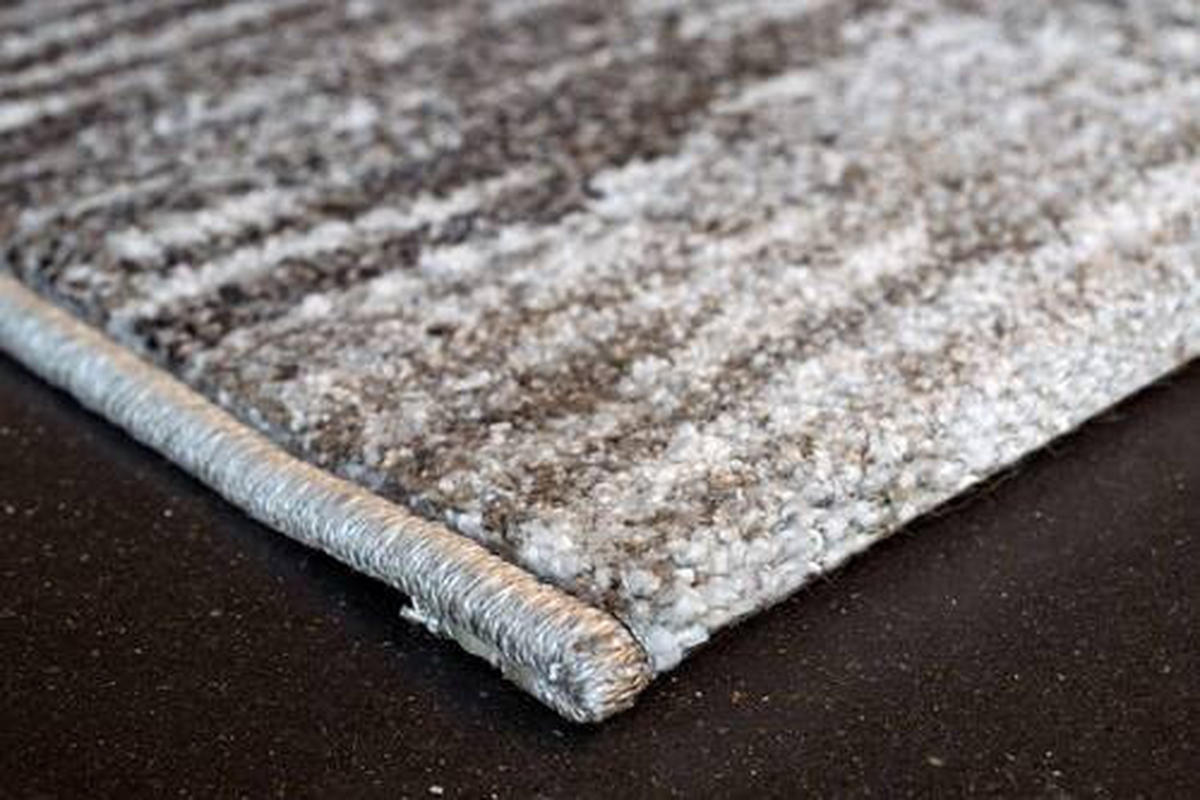 WEBTEPPICH 67/140 cm Sorrent Grau, Silberfarben, Dunkelgrau  - Dunkelgrau/Silberfarben, Design, Textil (67/140cm) - Novel