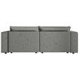 SOFA Webstoff Grau  - Schwarz/Grau, MODERN, Kunststoff/Textil (250/68/104cm) - Xora