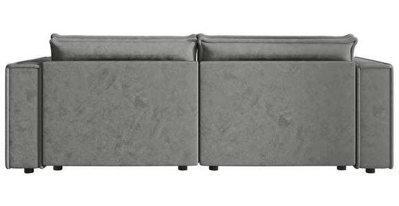 SOFA Webstoff Grau  - Schwarz/Grau, MODERN, Kunststoff/Textil (250/68/104cm) - Xora
