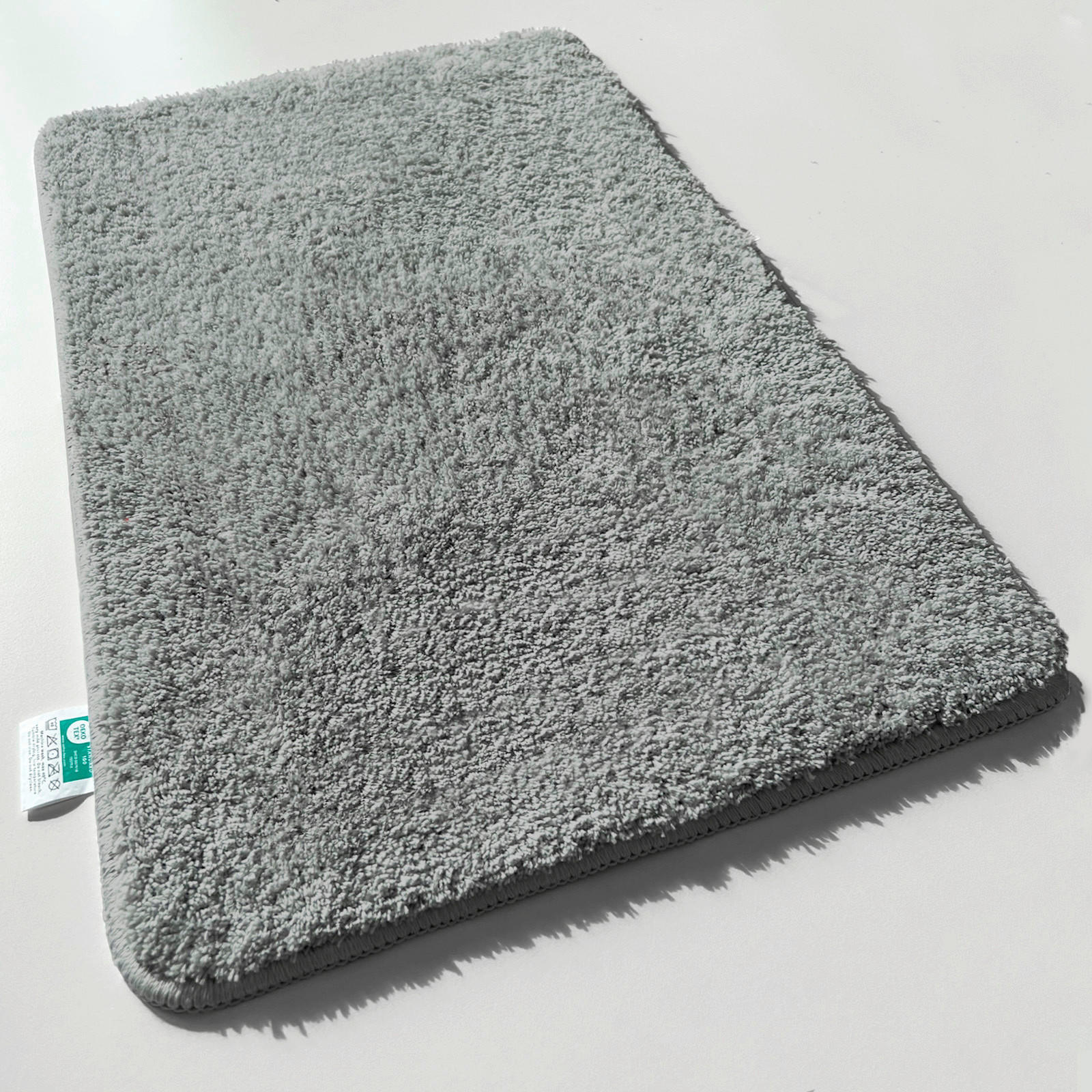 BADEMATTE SKY Dunkelgrau 80/150 cm  - Dunkelgrau, Basics, Kunststoff/Textil (80/150cm) - Floordirekt