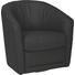SESSEL in Leder Schwarz - Schwarz, Design, Leder/Metall (81/86/77cm) - Celina Home SESSEL in Leder Schwarz - Schwarz, Design, Leder/Metall (81/86/77cm) - Celina Home