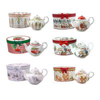 ČAJOVÁ KONVICE 1.08 l  - vícebarevná, Lifestyle, karton/papír (22,8/14cm) - X-Mas