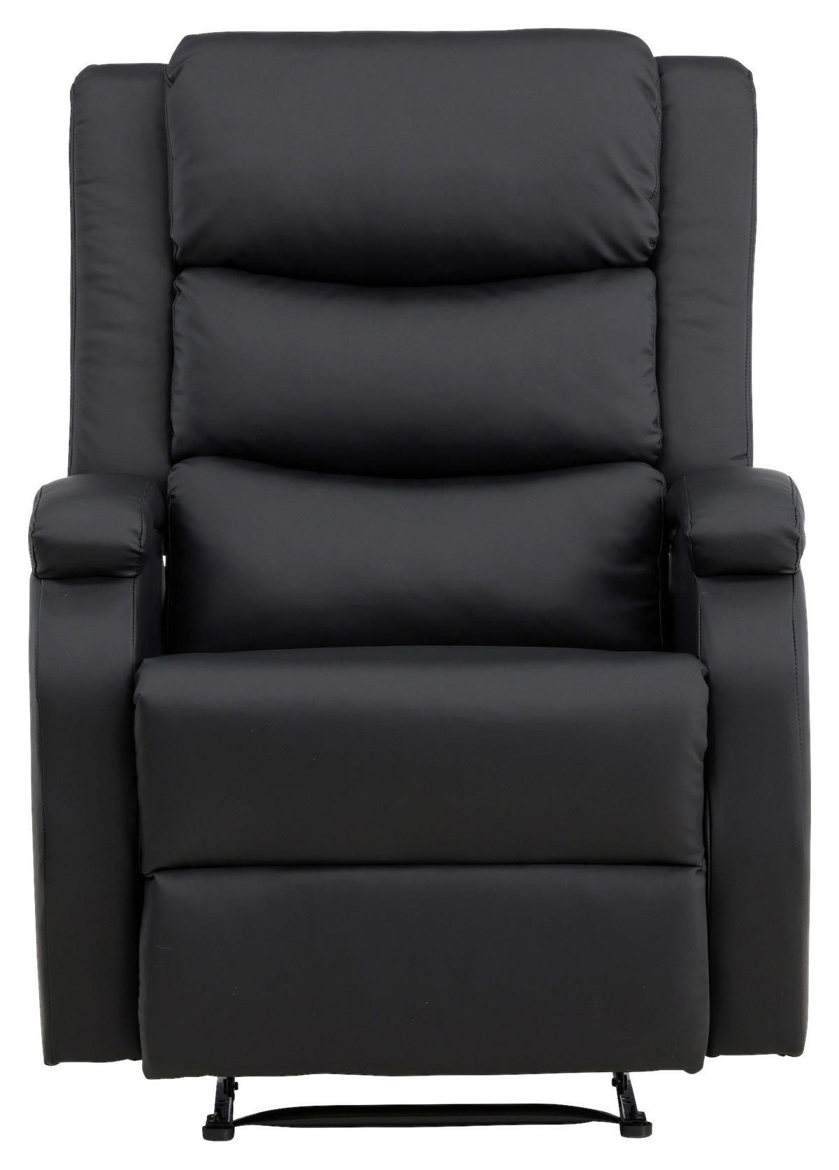 FERNSEHSESSEL in Schwarz  - Schwarz, Basics, Textil/Metall (74/103/92cm) - Livetastic