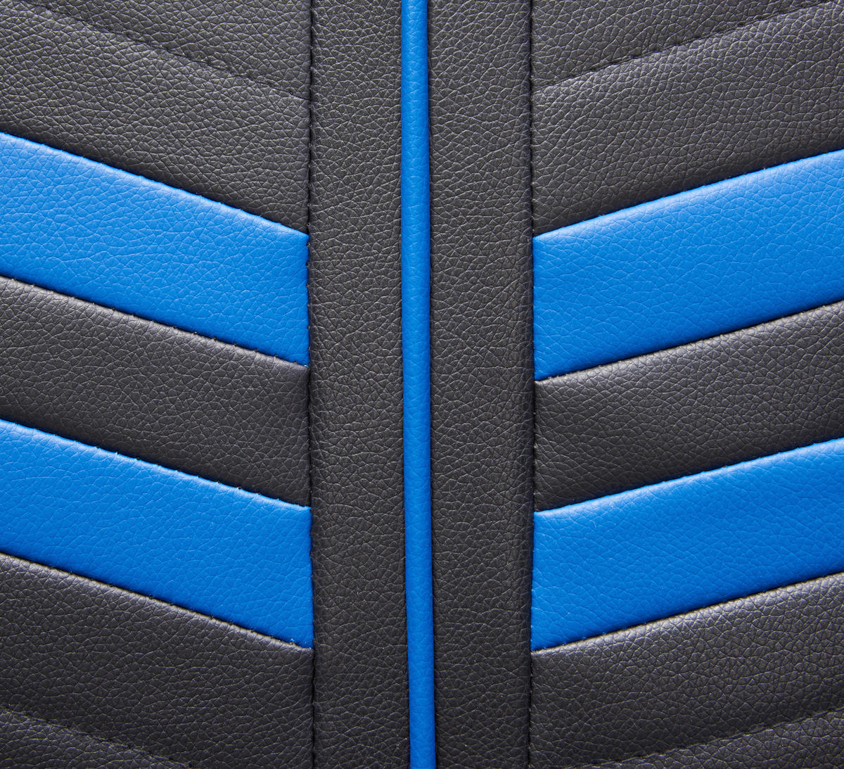 GAMINGSTUHL  in Lederlook Blau, Schwarz  - Blau/Schwarz, Design, Kunststoff/Textil (68,5/128-136/57cm) - Carryhome