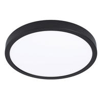 VONKAJŠIE STROPNÉ SVIETIDLO, 28,5/3 cm  - čierna/biela, Konventionell, kov/plast (28,5/3cm) - Eglo