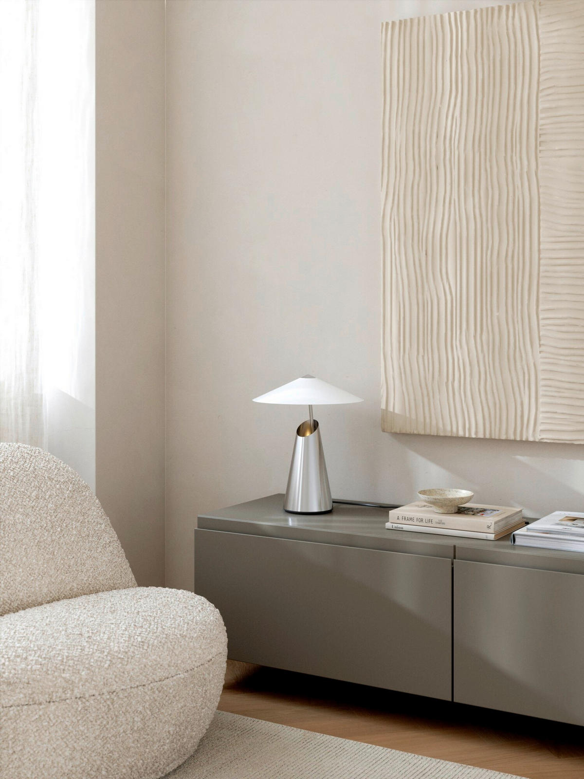 TISCHLEUCHTE Taido 38/32 cm  - Chromfarben, Design, Metall (38/32cm) - Nordlux