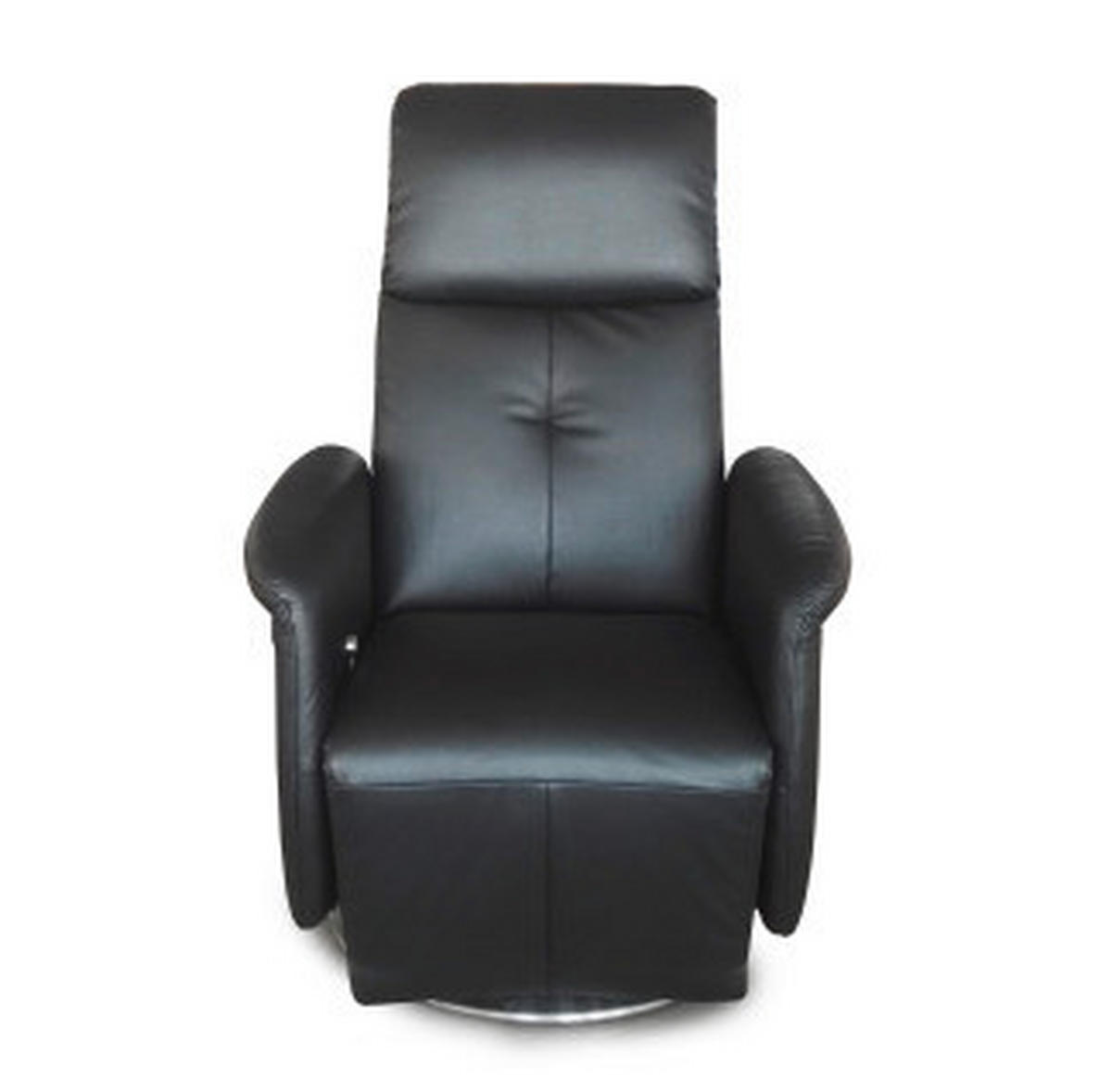 TV-FOTELJ,  črna tekstil - barve kroma/črna, Design, kovina/tekstil (82/95/120cm) - Xora