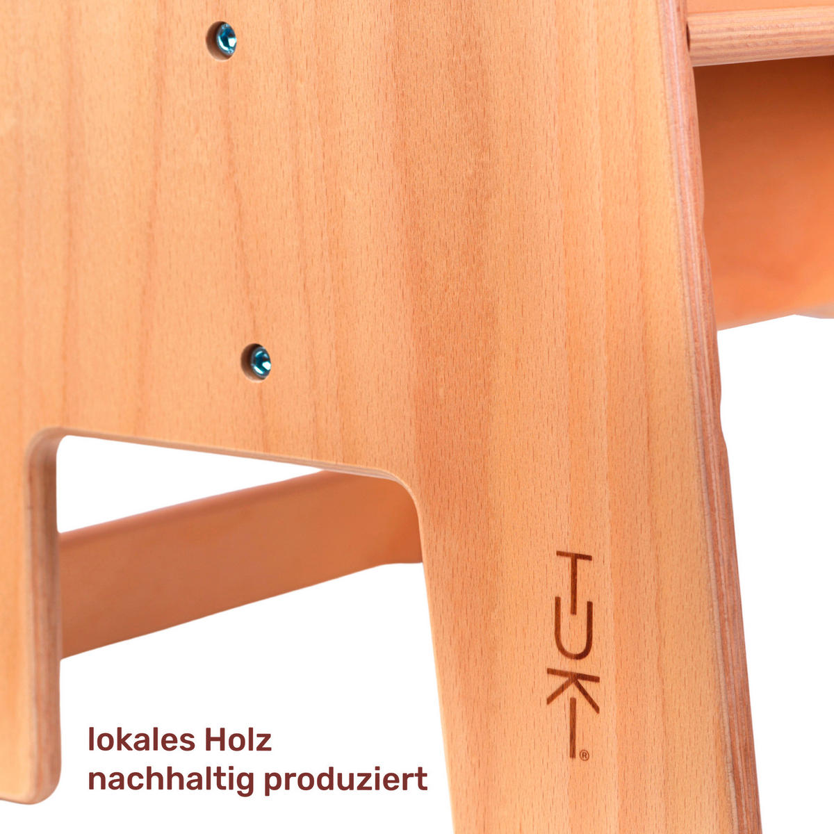 LERNTURM TUKI  - Grau, Basics, Holz (40/90/43cm)