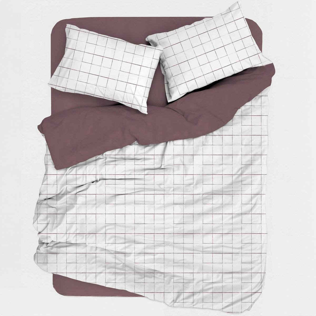 BETTWÄSCHE 155/220 cm  - Multicolor/Weiß, Basics, Textil (155/220cm)