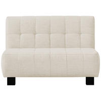 SCHLAFSOFA Naturfarben  - Schwarz/Naturfarben, Design, Textil/Metall (125/92/102cm) - Novel