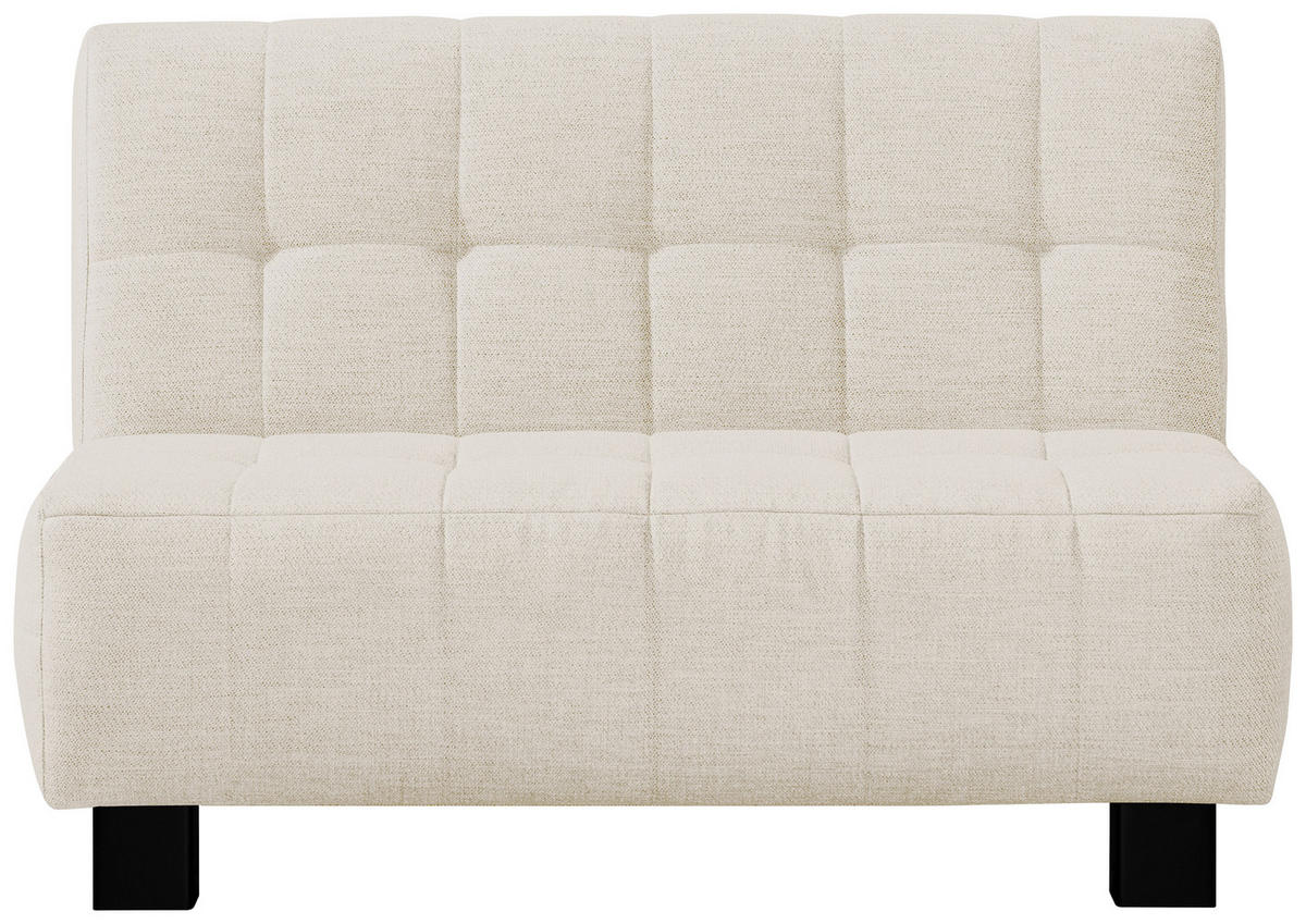 SCHLAFSOFA Naturfarben  - Schwarz/Naturfarben, Design, Textil/Metall (125/92/102cm) - Novel