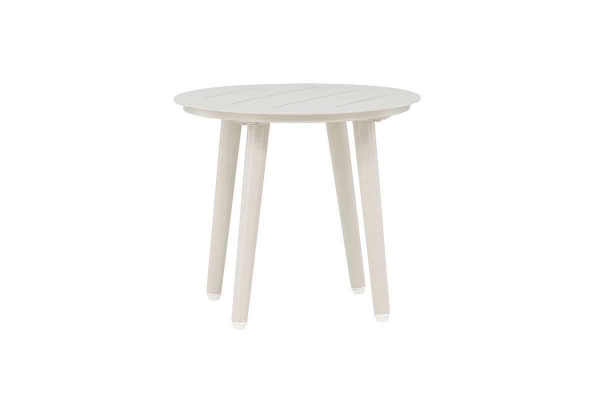 LOUNGEBORD  - beige, Modern, metall (40/35cm) - Gardenson