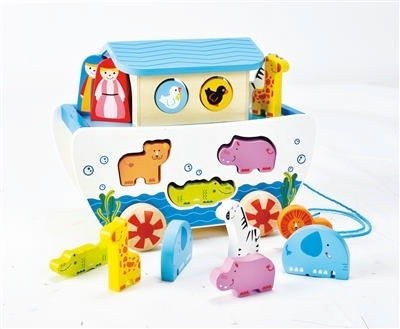 ZIEHFIGUR - Multicolor, Basics, Naturmaterialien/Holz (26,1/21,2/18,2cm) - Hape