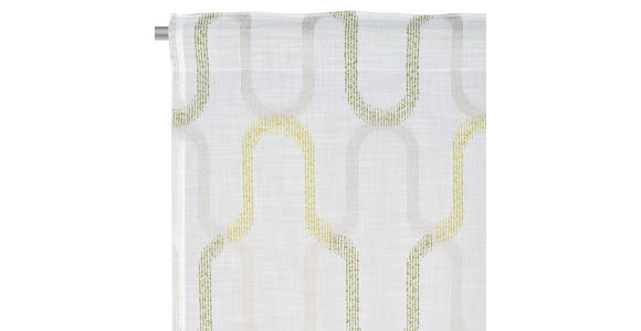 FERTIGVORHANG halbtransparent  - Grün, KONVENTIONELL, Textil (135/245cm) - Esposa