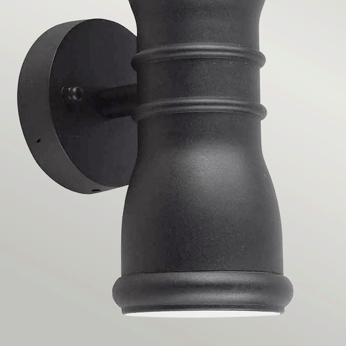 AUSSENWANDLEUCHTE - Schwarz, Konventionell, Metall (23/9,2/12,9cm) - Elstead Lighting