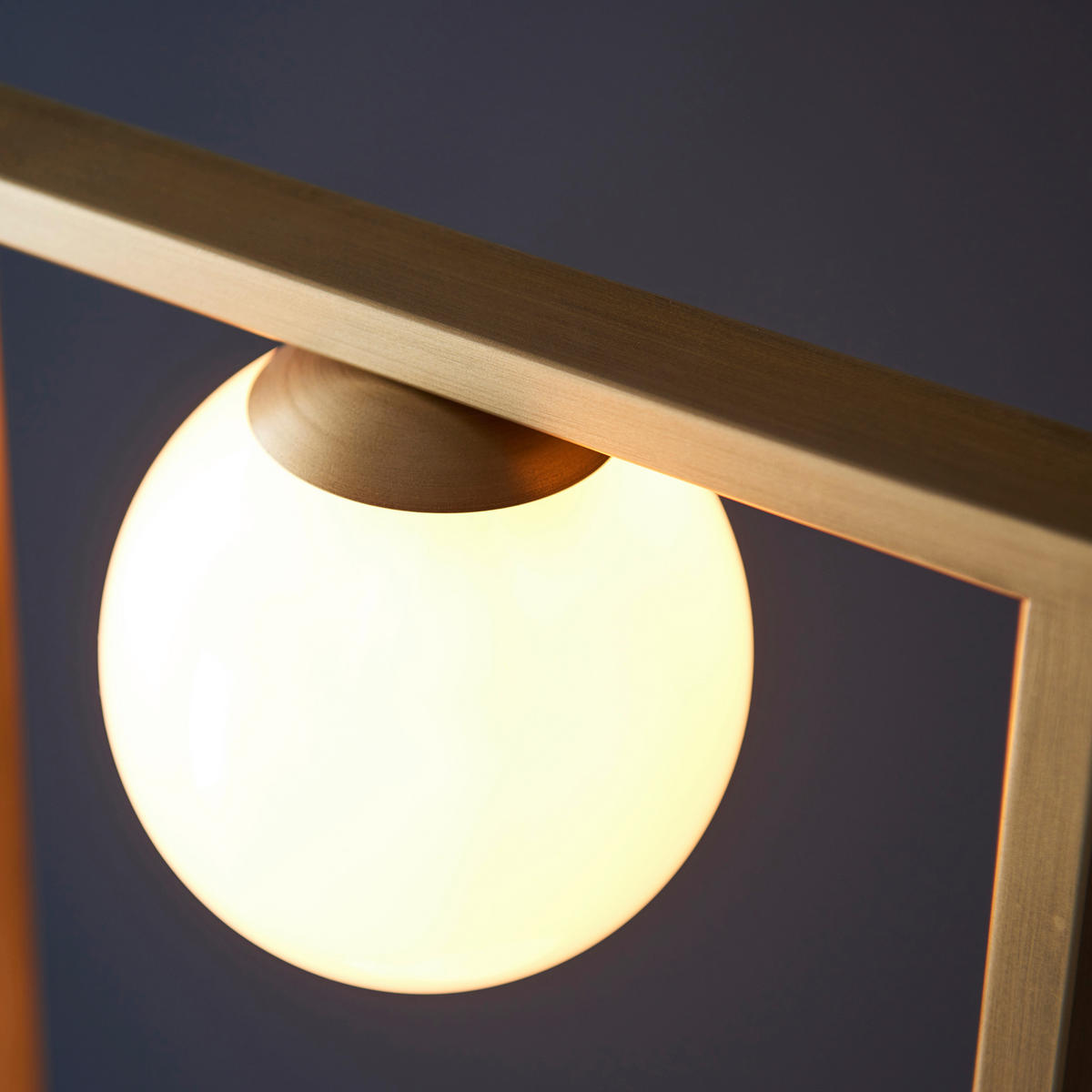 STEHLEUCHTE 32/141 cm    - Silberfarben/Goldfarben, Basics, Glas/Metall (32/141cm) - ENDON