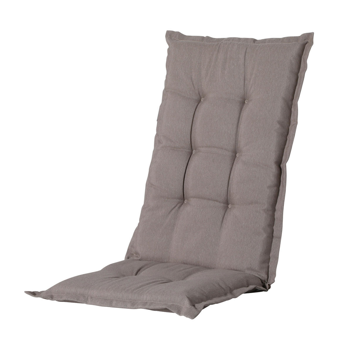 SESSELAUFLAGE in Taupe Uni  - Taupe, Basics, Textil (50/7/123cm)