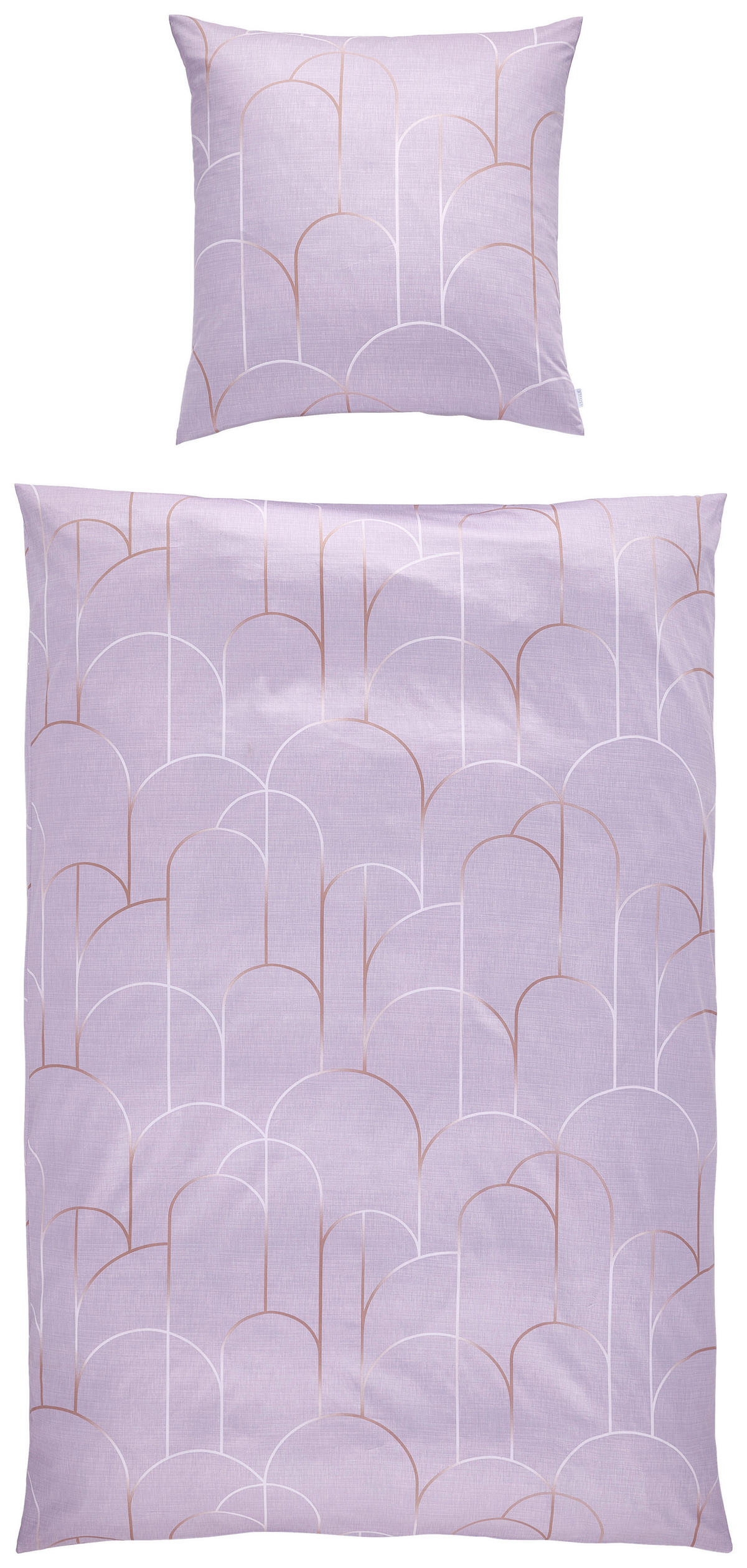 BETTWÄSCHE ATELIER Makosatin 135/200 cm  - Mauve, Design, Textil (135/200cm) - Estella