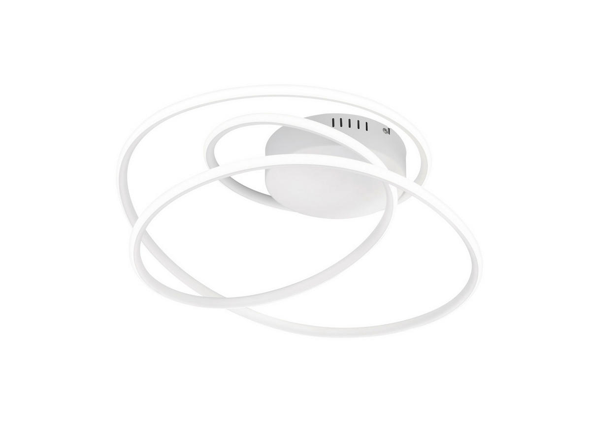 LED-DECKENLEUCHTE     - Weiss, Design, Metall (50/28/48cm)