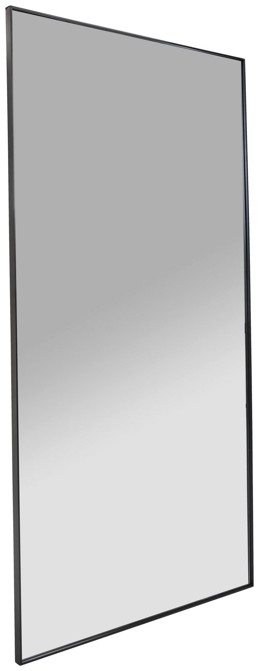 WANDSPIEGEL 110/210/3 cm    in rechteckig  - Schwarz, Design, Glas/Holzwerkstoff (110/210/3cm) - MID.YOU