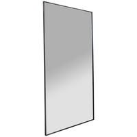 WANDSPIEGEL 110/210/3 cm    in rechteckig  - Schwarz, Design, Glas/Holzwerkstoff (110/210/3cm) - MID.YOU