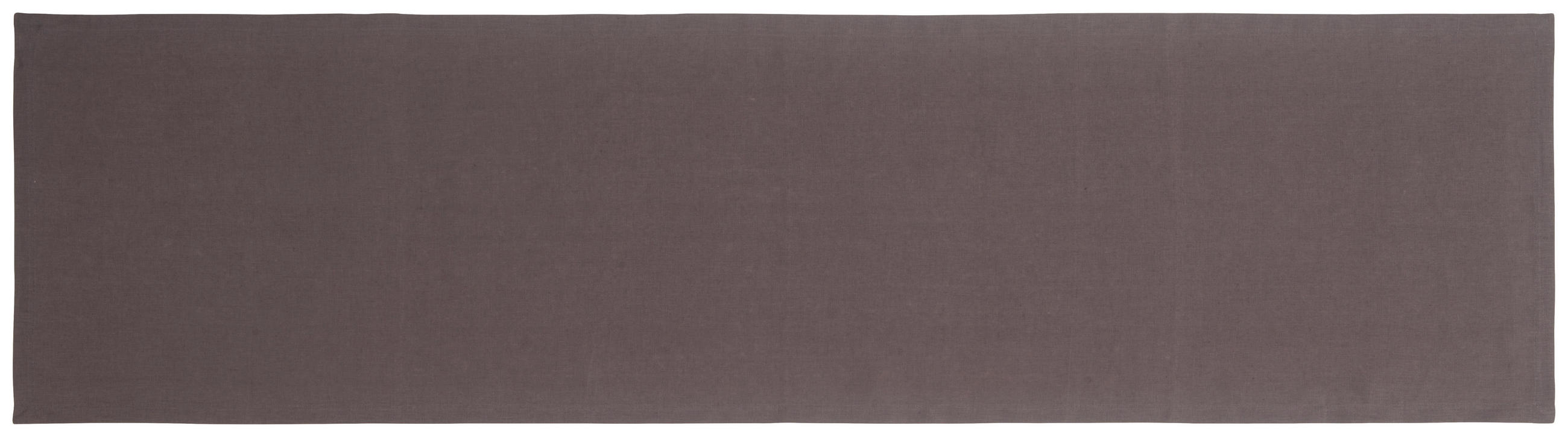 TISCHLÄUFER Textil Leinenoptik Anthrazit 40/150 cm  - Anthrazit, Basics, Textil (40/150cm) - Novel