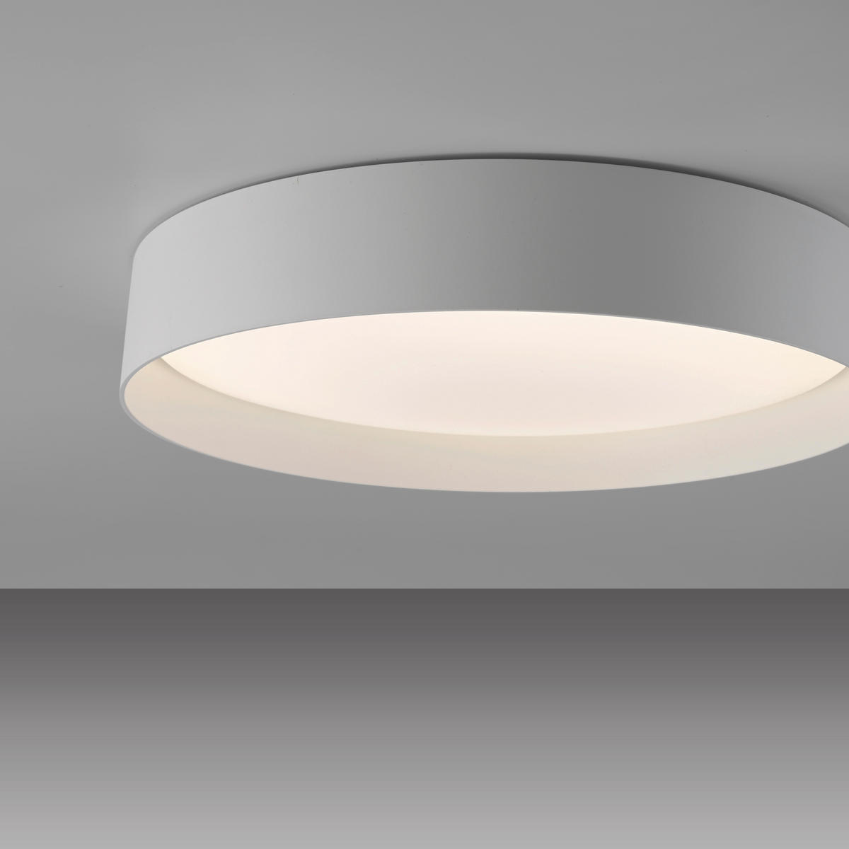 LED-DECKENLEUCHTE 39/39/7,3 cm   - Weiß, KONVENTIONELL, Kunststoff/Metall (39/39/7,3cm) - Schöner Wohnen