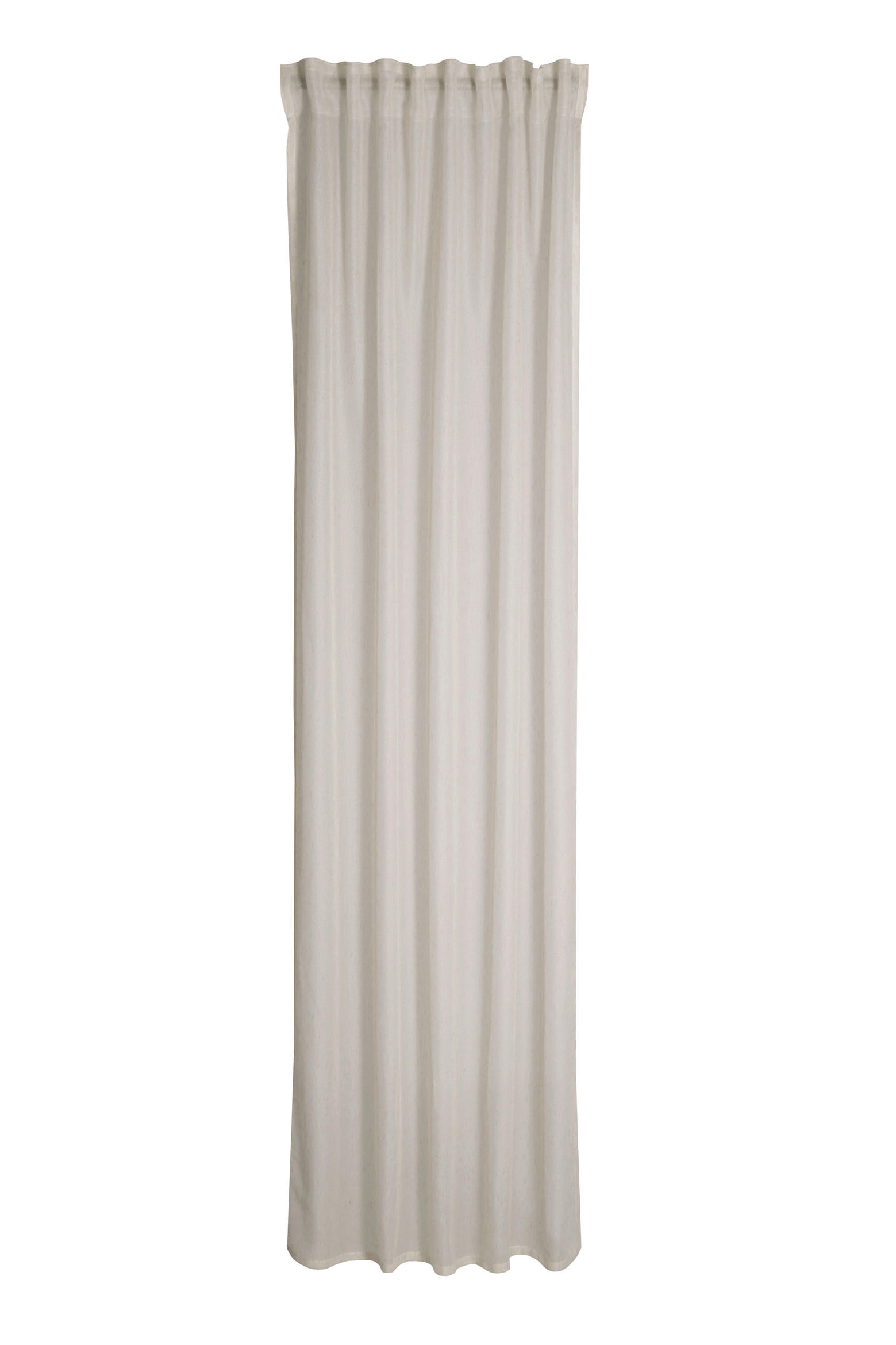 FERTIGVORHANG transparent  - Perlmutt, KONVENTIONELL, Textil (140/245cm)