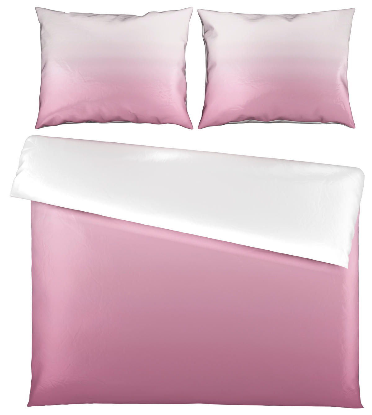 OBOJESTRANSKA POSTELJNINA 200/240 cm saten sivovijolična  - sivovijolična, Konvencionalno, tekstil (200/240cm) - Esposa