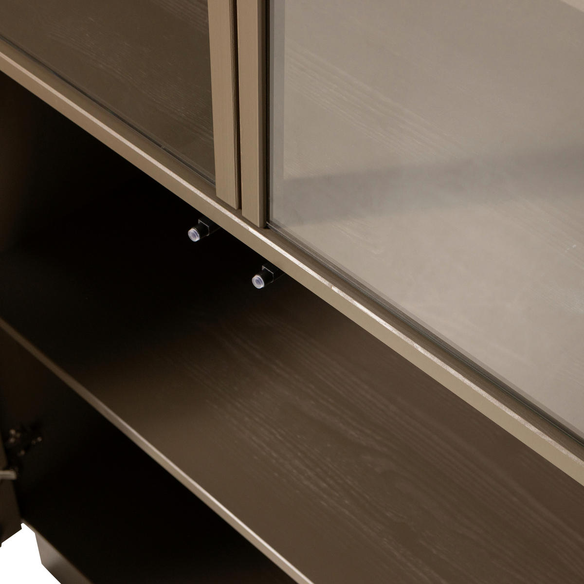 VITRINE Nova in Kiefer Braun  - Braun, Design, Glas/Holz (67/215/40cm) - Livetastic