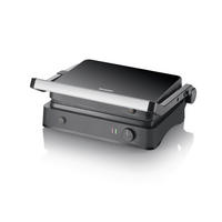 KONTAKTGRILL Sevini Lite  - Schwarz, Basics, Kunststoff (32/13/35cm) - Severin