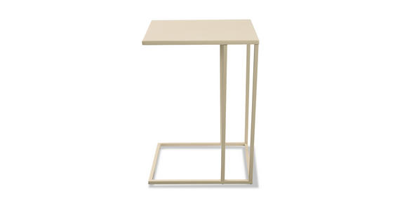 BEISTELLTISCH 43/38/62 cm Creme rechteckig  - Creme, Basics, Metall (43/38/62cm) - Xora