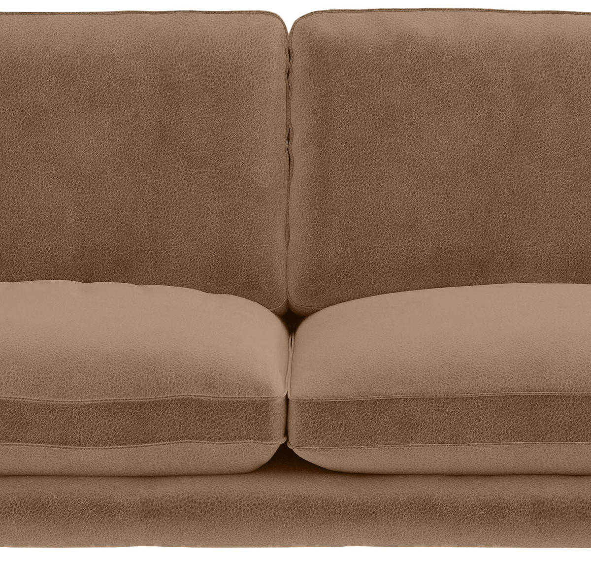 ECKSOFA in Flachgewebe Braun  - Dunkelgelb/Schwarz, Design, Textil/Metall (250/202cm) - Livetastic