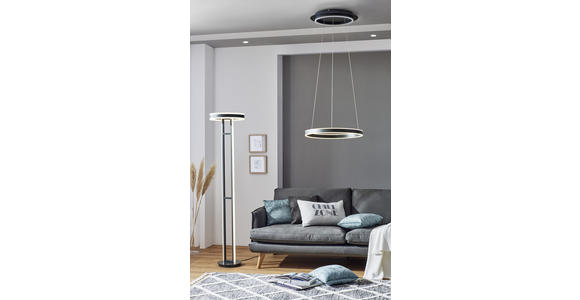 LED-HÄNGELEUCHTE 60/150 cm - Anthrazit, Design, Kunststoff/Metall (60/150cm) - Ambiente