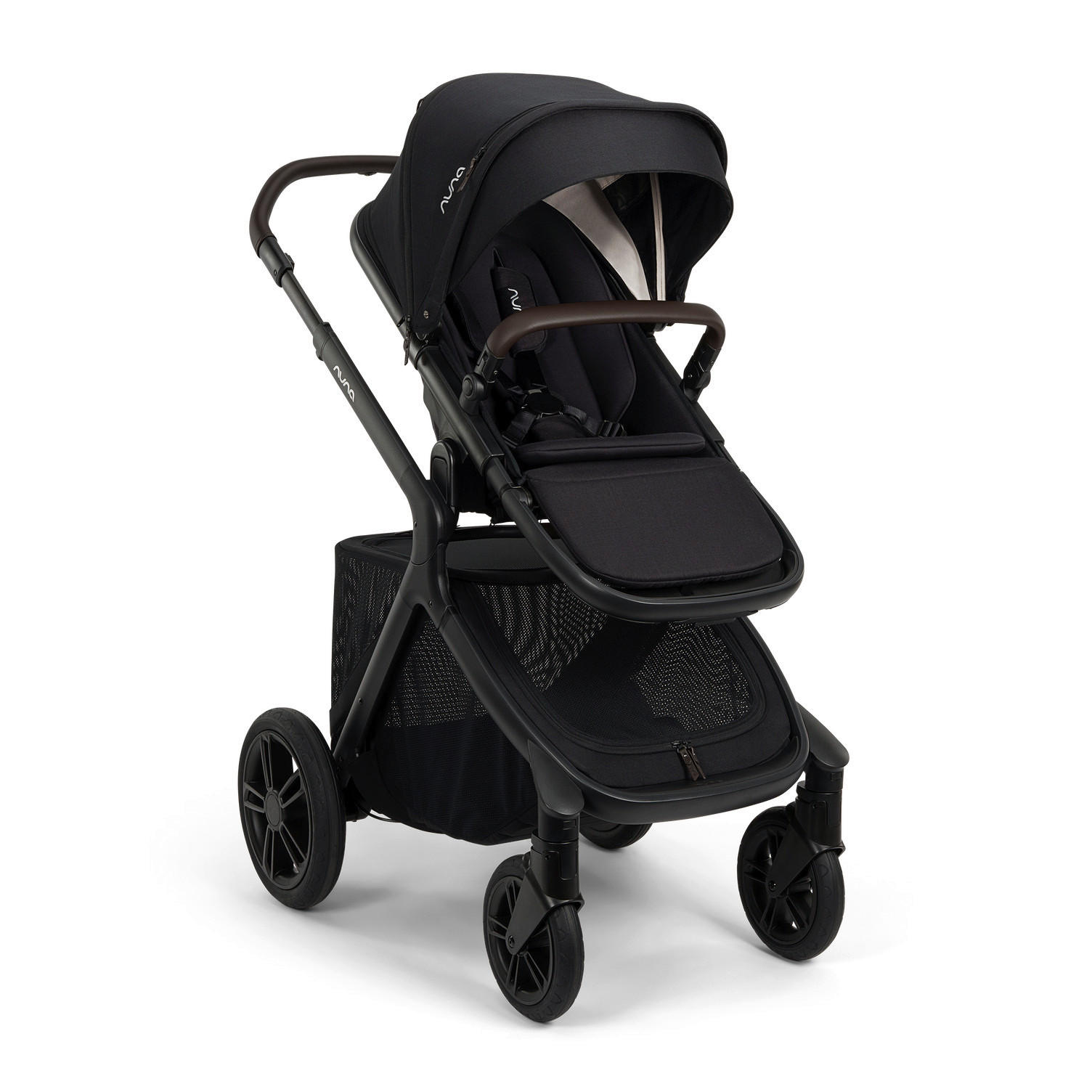 KINDERWAGEN DEMI icon  - Schwarz, Basics, Textil/Metall (63/120/81cm) - Nuna